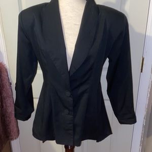 Vintage 80’s peplum/ fishtail jacket